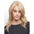 Geschichtete Gewellte Hellplatinblonde Echthaarperücken