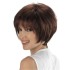 Voluminous Shag Short Bob Cut Straight Human Hair Capless Perücken