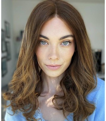 Brunette Remy Menschenhaar 13*6 Spitzenfrontperücke Brunette Remy Menschenhaar 13*6 Spitzenfrontperücke