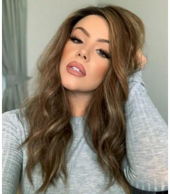 Brunette Geschichtete Remy Echthaar Perücke | Spitzenvorderseite | 13*6 Brunette Geschichtete Remy Echthaar Perücke | Spitzenvorderseite | 13*6