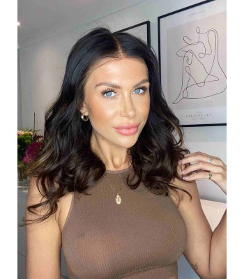 Boujee Brunette Lace Front Echthaarperücke Boujee Brunette Lace Front Echthaarperücke