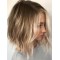 Short Bob Blonde Human 13 * 6 Lace Front Perücken Für Weiße Frauen Natürliche Perücken