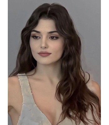 Extra Lange Gewellte Echthaar-Vollspitze-Perücken