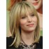 Blond Mittel Echthaar Perücken