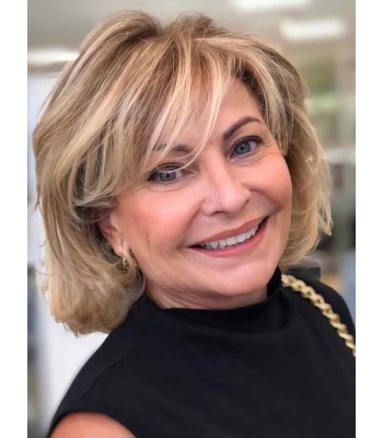 Blonde Bobo Mittellanges Echthaar Blonde Bobo Mittellanges Echthaar