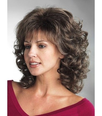 Leichte Synthetische Perücken Mit Moderner Silhouette Und Pony