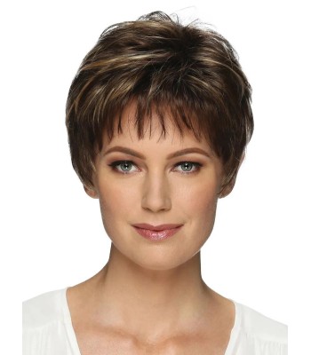 Elegante Kurze Pixie-Kunststoffperücken Mit Einem Weichen, Wuscheligen Knall Elegante Kurze Pixie-Kunststoffperücken Mit Einem Weichen, Wuscheligen Knall