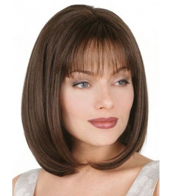 Schöne Synthetische Perücken Im Bob-Stil Mit Rundem Ende Schöne Synthetische Perücken Im Bob-Stil Mit Rundem Ende