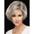 Big Volumn Grau Synthetische Perücken Für Ältere Damen