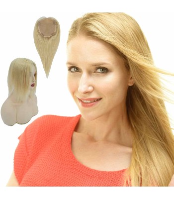 13Cm * 15Cm Echthaar-Seidenbasis-Haartopper Für Frauen Mit Dünner Werdendem Haar 13Cm * 15Cm Echthaar-Seidenbasis-Haartopper Für Frauen Mit Dünner Werdendem Haar