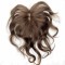 Echthaar-Topper, Kurzer Clip-In-Toupet Mit Seitlichem Pony, Haarfransen Für Frauen Echthaar-Topper, Kurzer Clip-In-Toupet Mit Seitlichem Pony, Haarfransen Für Frauen