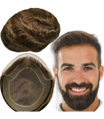 100% Europäisches Echthaar-Spitzensystem Für Männer 100% Europäisches Echthaar-Spitzensystem Für Männer