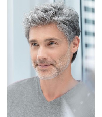 Natürlich Wirkende Und Sichere Graue Kunstfaserperücken Für Herren Natürlich Wirkende Und Sichere Graue Kunstfaserperücken Für Herren