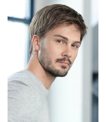 Natürliches Aussehen Und Komfort Kurze Echthaarperücken Für Männer Natürliches Aussehen Und Komfort Kurze Echthaarperücken Für Männer
