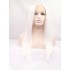Lang Gerade White Spitzefront Perücken