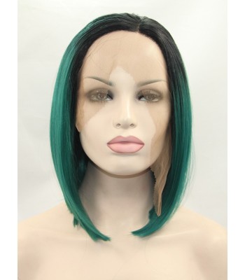 Chin Length Ombre Spitzefront Gerade Perücken Chin Length Ombre Spitzefront Gerade Perücken