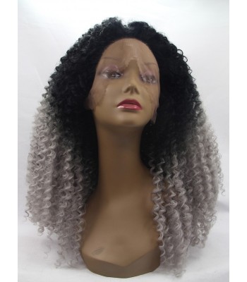 Lang Ombre Spitzefront Kinky Perücken Lang Ombre Spitzefront Kinky Perücken