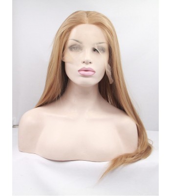 Blond Spitzefront Gerade Perücken Blond Spitzefront Gerade Perücken