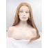 Blond Spitzefront Gerade Perücken