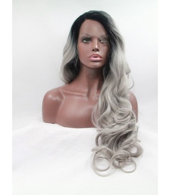 Lang Ombre Spitzefront Wellig Perücken Lang Ombre Spitzefront Wellig Perücken