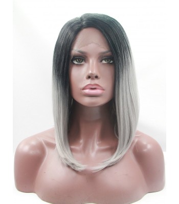 Lang Ombre Spitzefront Gerade Perücken Lang Ombre Spitzefront Gerade Perücken