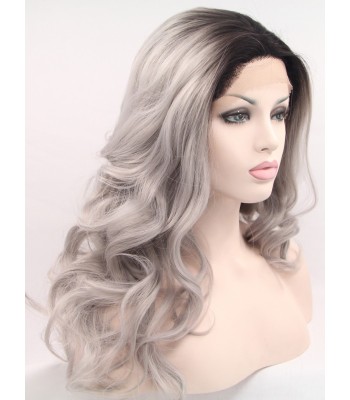 Spitzefront Wellig Ombre Perücken Spitzefront Wellig Ombre Perücken