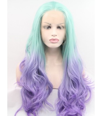 Wellig Ombre Spitzefront Perücken Wellig Ombre Spitzefront Perücken