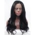 Wellig Schwarz Lang Spitzefront Perücken
