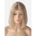 Dichte 13*6 Inch Blonde gerade Spitzenfront echthaar Perücke