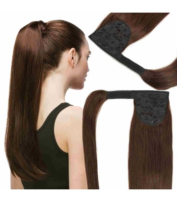 16" Lange Pferdeschwanz-Verlängerung für Damen Echthaar-Pferdeschwanz-Verlängerung 16" Lange Pferdeschwanz-Verlängerung für Damen Echthaar-Pferdeschwanz-Verlängerung