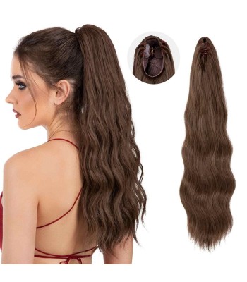 22" Mittelbraune Gewellte Pferdeschwanz-Haarteile mit Krallenklammer 22" Mittelbraune Gewellte Pferdeschwanz-Haarteile mit Krallenklammer