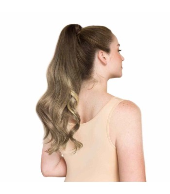 22" Schokoladenbraune Ombre Blonde Highlights Wrap-Around-Remy-Echthaarverlängerung 22" Schokoladenbraune Ombre Blonde Highlights Wrap-Around-Remy-Echthaarverlängerung