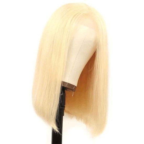#613 Glattes Haar Blonde 13 x 4 Lace Front Perücke Echthaar #613 Glattes Haar Blonde 13 x 4 Lace Front Perücke Echthaar